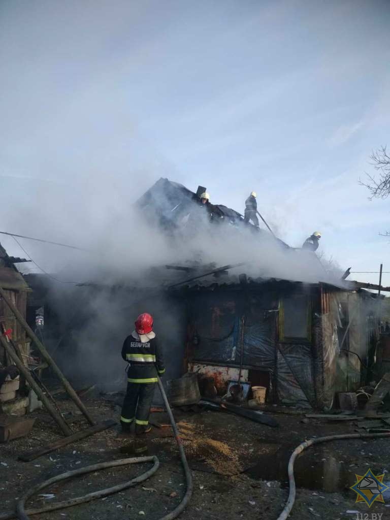 В Толочинском районе на пожаре погиб сын хозяйки дома-1