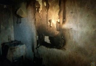 На пожаре в Клецке был спасён хозяин горевшей квартиры