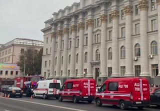 В здании Министерства сельского хозяйства произошёл пожар