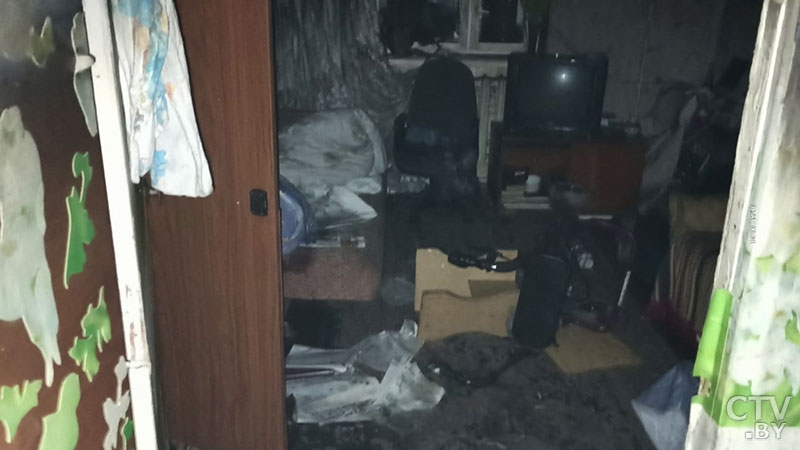 При пожаре в жилом доме на Маневича в Минске погиб мужчина-1