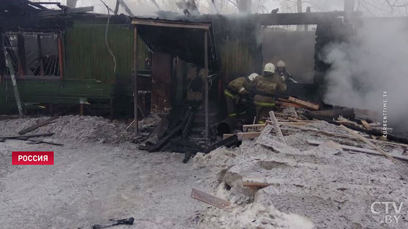 В Томской области 11 человек погибли при пожаре в жилом доме-4