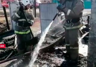 В России сгорел жилой частный дом. Погибли пятеро детей