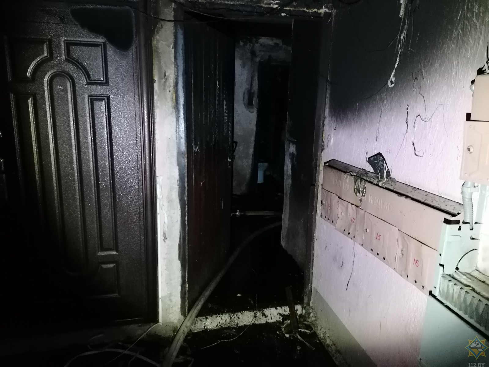 На пожаре в Витебске спасены хозяйка квартиры и её гость -1