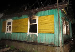 В Воложинском районе горел жилой дом, погиб человек