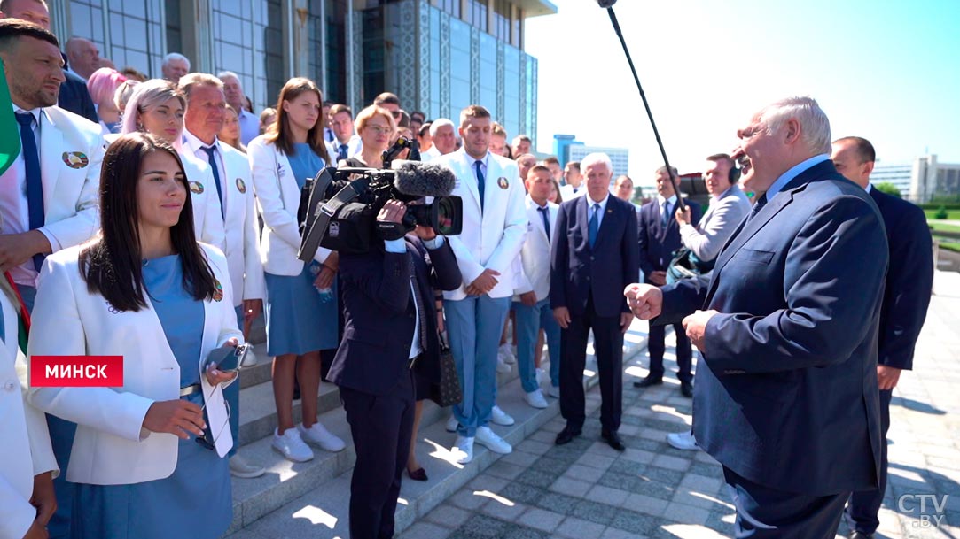 Александр Лукашенко – олимпийцам: «Главное, чтобы вы не парились»-4 Александр Лукашенко – олимпийцам: «Главное, чтобы вы не парились»-4