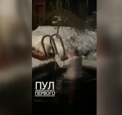 «Дай Владыке упокой, Господи, Филарету». О чём говорил Александр Лукашенко после того, как окунулся в купель на Крещение?