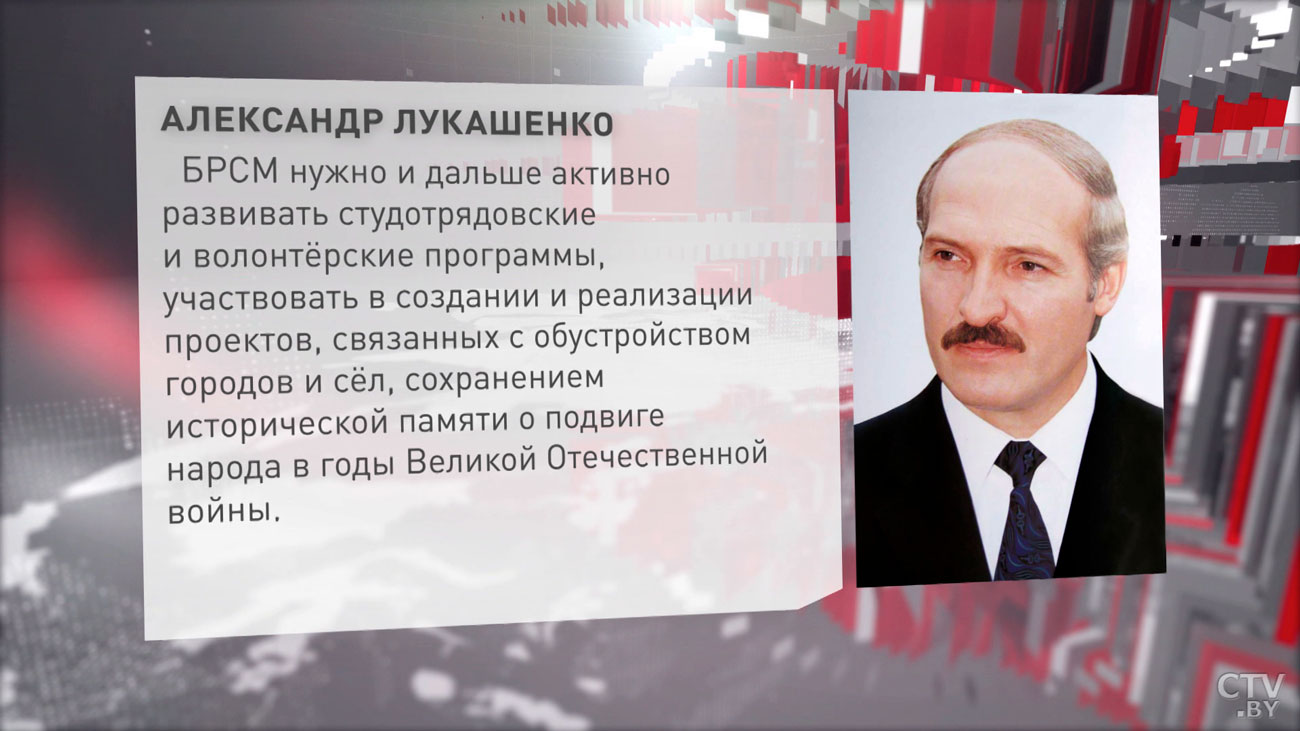 Президент поздравил БРСМ с 20-летним юбилеем и обозначил главные для молодёжного движения задачи-1