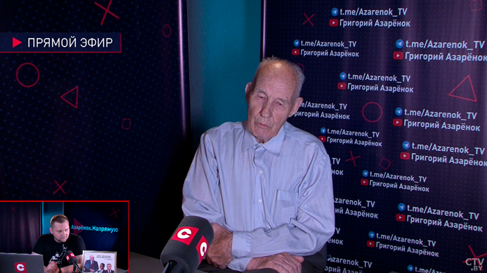 «Говорят, здесь диктатура». Азарёнок спросил у литовского писателя, как его встретила Беларусь-4