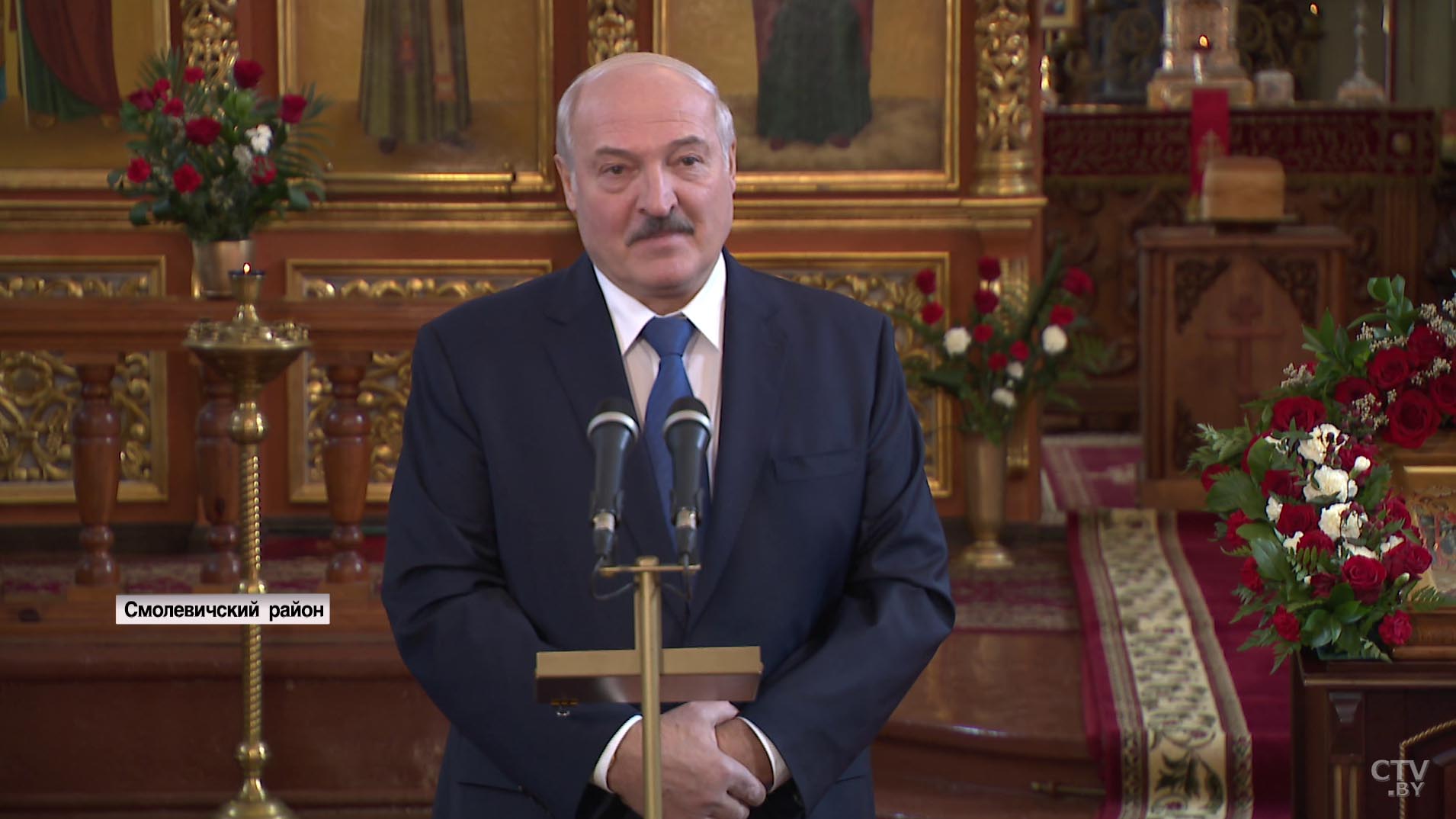 Александр Лукашенко: «Как только наступил этот психоз, даже не болезнь, все рванули не в храм, а от храма. Нехорошо»-1