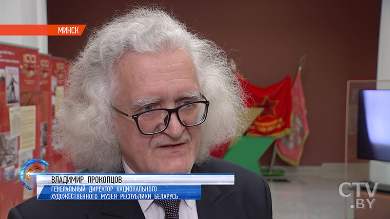 «Прадстаўлена ўся гісторыя нашай арміі». В Минске проходит выставка живописи и графики, приуроченная к 100-летию Вооруженных Сил Беларуси-6