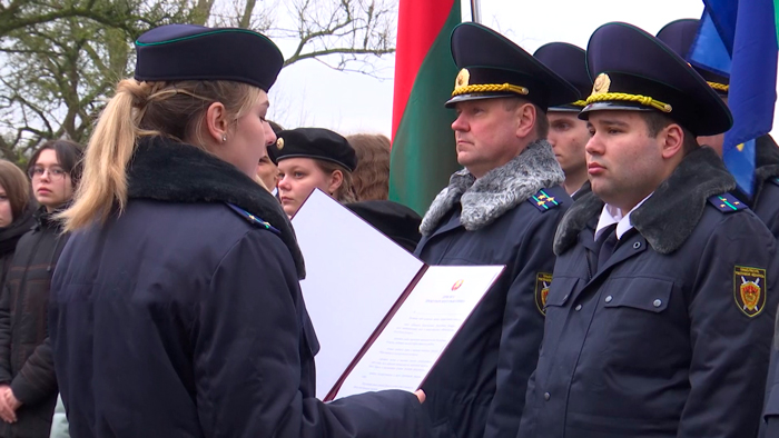 Прокуроры Гродненской области принесли присягу на мемориальном комплексе «Шауличи»