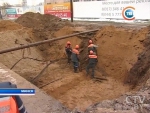 Озеро на улице Чапаева в Минске после прорыва трубы осушили Озеро на улице Чапаева в Минске после прорыва трубы осушили