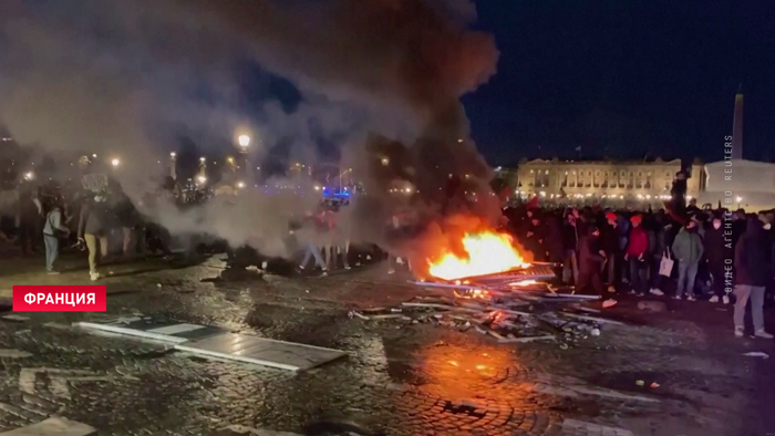 Слова Макрона о пенсионной реформе стали поводом для новых протестов-1