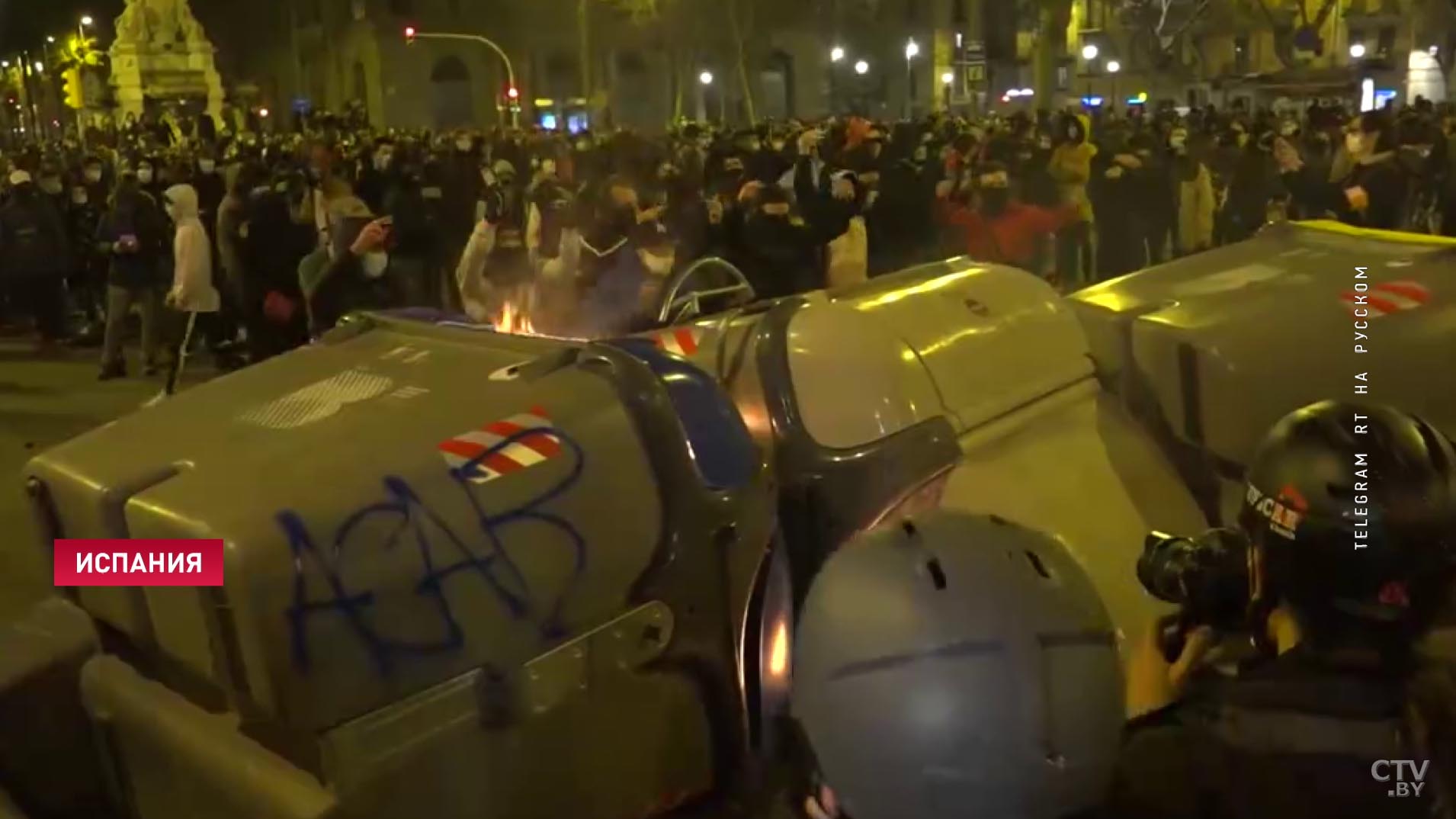 Шестой день протестов в Испании: пострадали уже 13 человек, двое госпитализированы-10