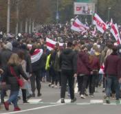 Как выглядели протесты на минских улицах 25 октября?