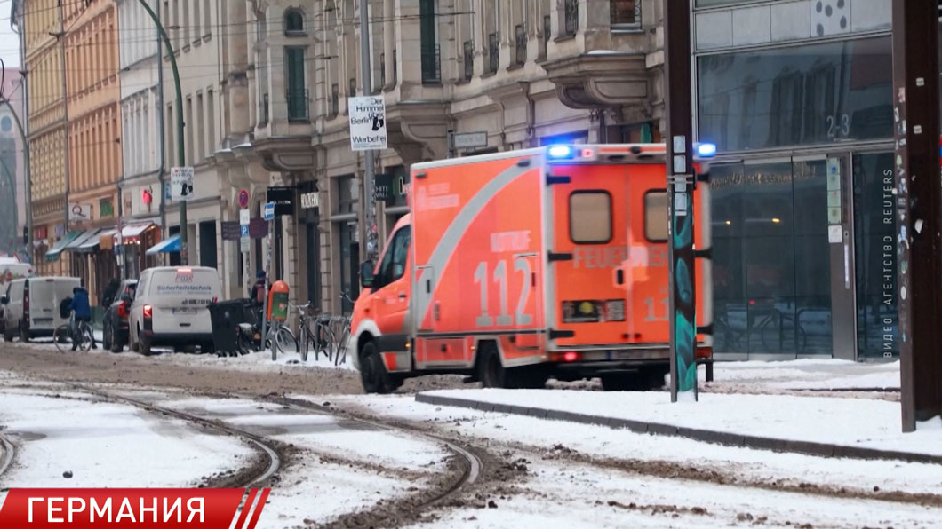 Гололёд парализовал авиационное и железнодорожное сообщение в Германии-2 Гололёд парализовал авиационное и железнодорожное сообщение в Германии-2