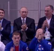 Владимир Путин посетил соревнования по боксу во Дворце спорта «Уручье»