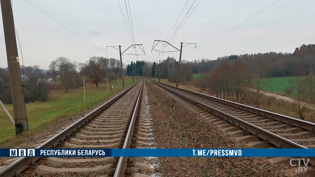 Двое мужчин пытались повредить железнодорожные пути в Молодечненском районе. Возбуждено уголовное дело-1