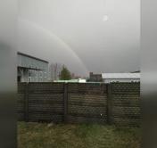 Удивительное явление: в Минске в феврале появилась радуга
