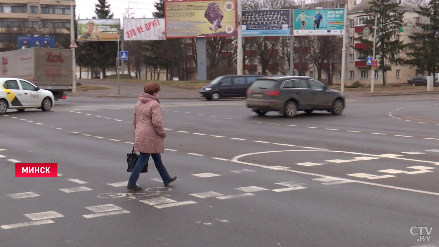 В Минске будут по-другому наносить дорожную разметку. Но только на новые дороги-4