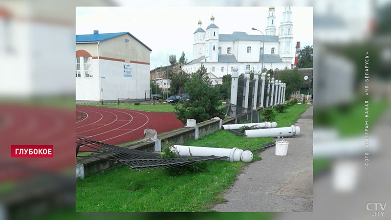 Десятки обесточенных населённых пунктов, поваленные деревья:  разрушительные последствия грозы в Беларуси-8