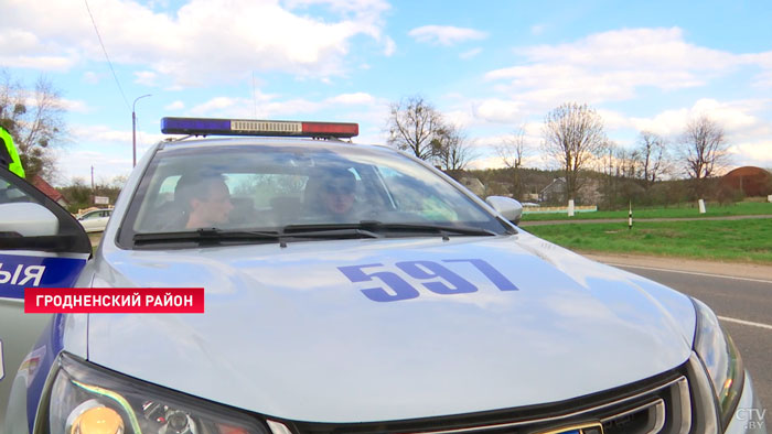 При виде экипажа развернулся и уехал. На дежурство Гродненской ГАИ отправилась корреспондент СТВ-19