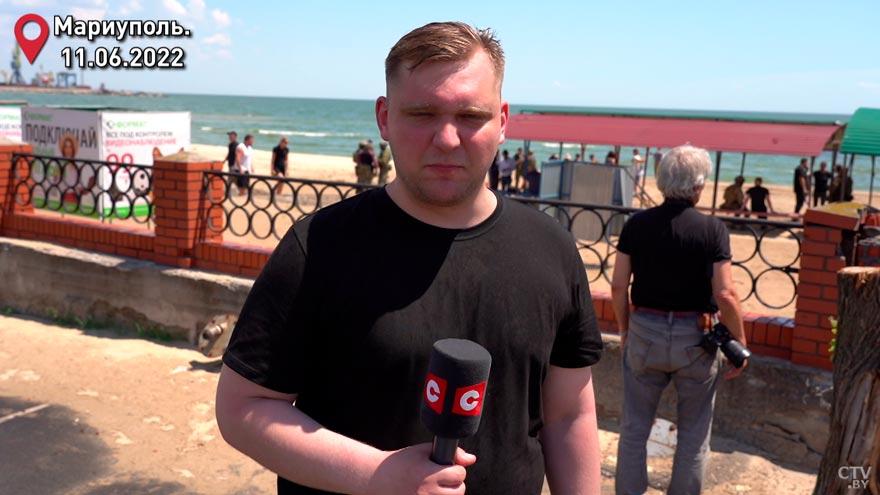 Азарёнок на Донбассе: древние укры сделали всё для жизни простых людей. Сейчас русские военные занимаются разминированием-7