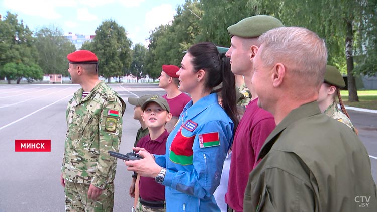 Белорусский космонавт Марина Василевская посетила военно-патриотический клуб «Рысь»-13