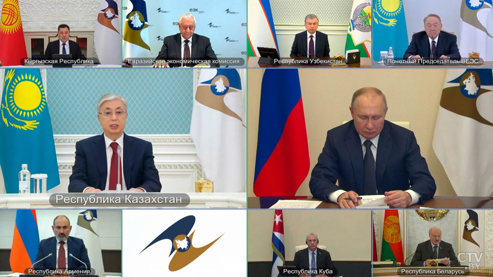 Саммит ЕАЭС проходит под председательством Казахстана. Что говорили Токаев и  Назарбаев на открытии?-1