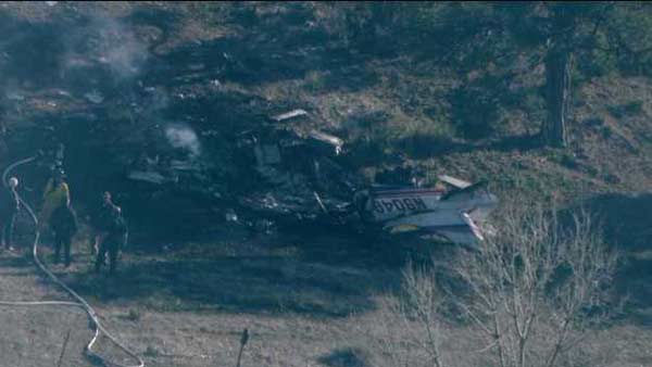 В США во время выполнения трюка разбился двухмоторный самолет. Пилот погиб