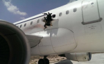 Пассажир A321 в Сомали запечатлел на видео полет с дырой в обшивке лайнера