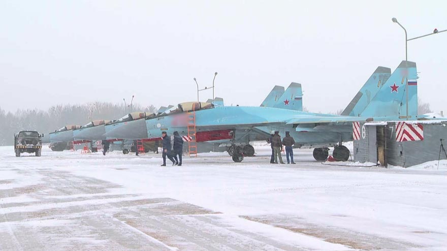 Военные лётчики Беларуси и России 4 февраля патрулируют воздушные границы Союзного государства