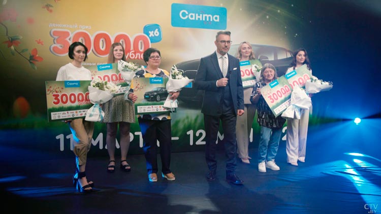 В магазинах «Санта» можно выиграть 30 тысяч рублей и даже автомобиль! Пообщались с победителями 15 тура рекламной игры-25