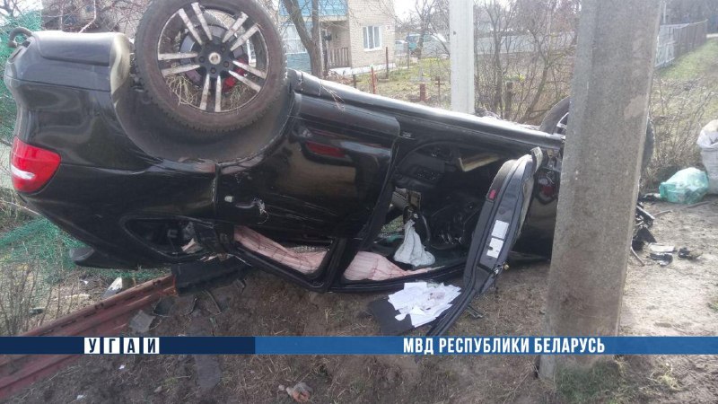 В Кобрине в результате аварии с автобусом погиб водитель Porsche -1