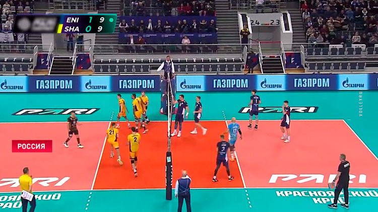 Солигорский «Шахтёр» уступил красноярскому «Енисею» в волейбольной Суперлиге России-1