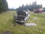 В Полоцком районе опрокинулась Skoda, погиб пассажир В Полоцком районе опрокинулась Skoda, погиб пассажир