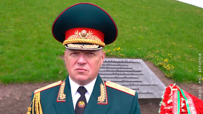 Представители МЧС на Кургане Славы почтили память освободителей Беларуси