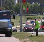 По 6-8 раз в день. Сколько воды тратят в Минске на полив дороги?