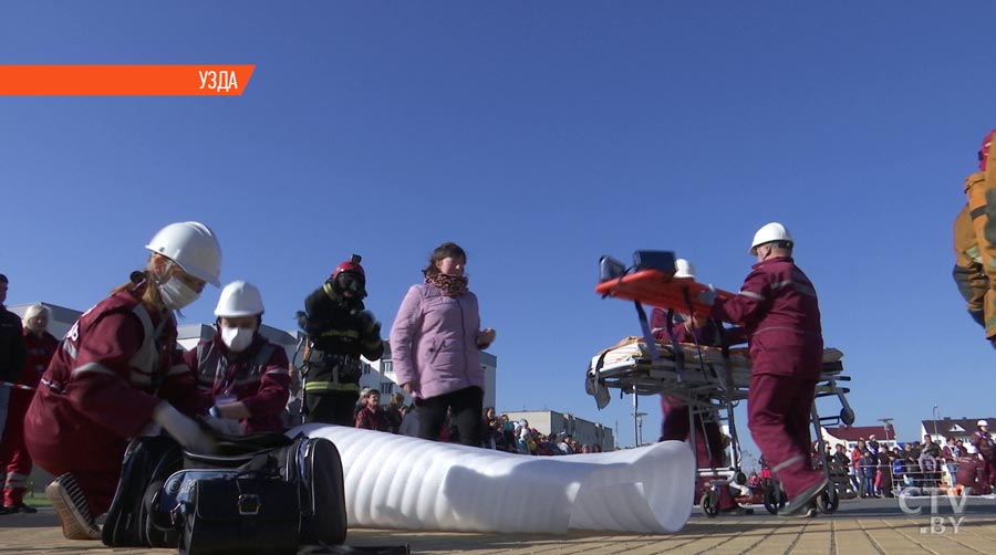 «Они успокаивали, обезболивали, иммобилизовали»: в Узде соревновались 20 бригад скорой помощи-7