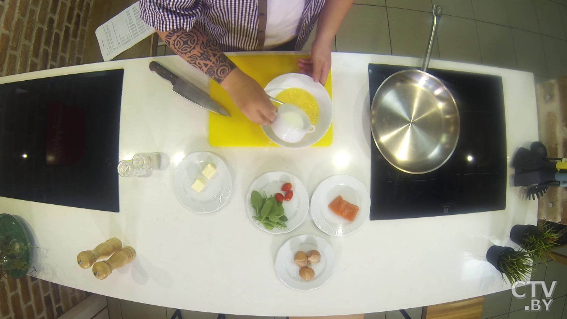 Скрэмбл с лососем. Готовим вкусный и необычный завтрак -10
