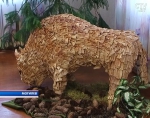 Скульптуры из лепестков кукурузы создают в Могилеве 