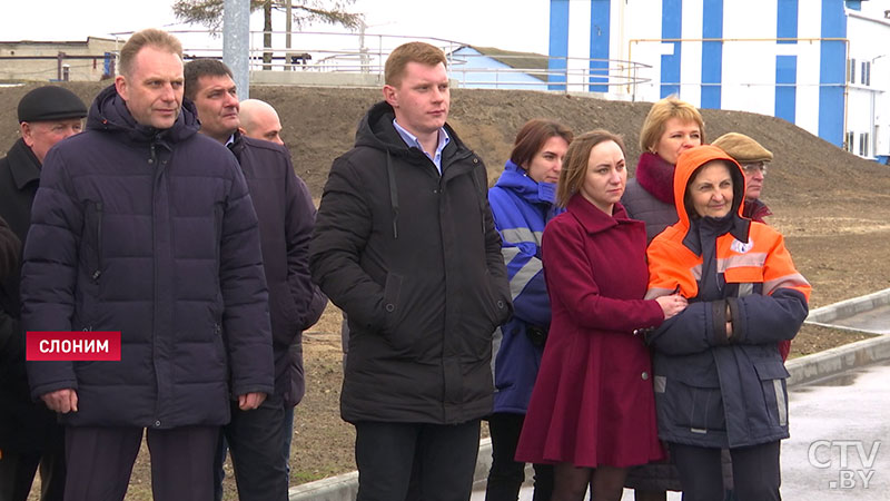 С заботой об экологии и экономией электроэнергии. На Слонимском водоканале ввели в строй биогазовый комплекс-22