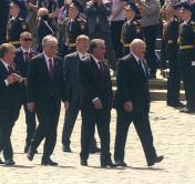 Александр Лукашенко на параде в Москве: «Победим, выстоим»