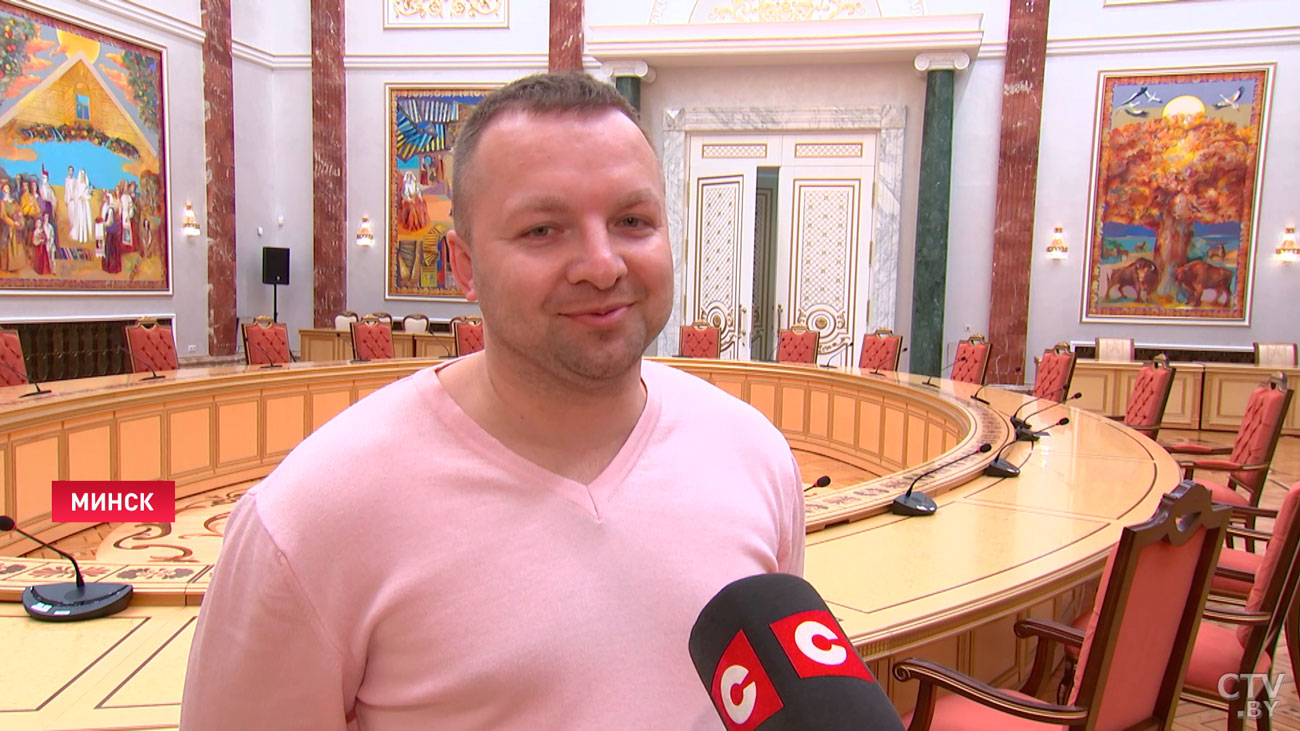 «В каждом камушке, в каждом стёклышке здесь присутствует национальная идея». Эти белорусы побывали во Дворце Независимости-19