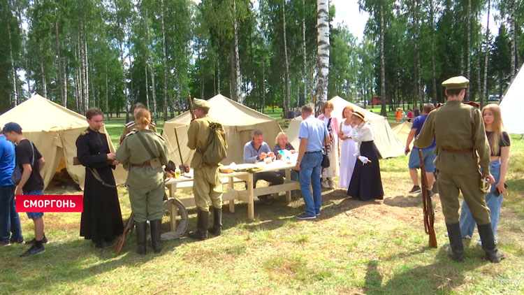 110 лет с начала Первой мировой – в Сморгони поставили реконструкцию и открыли мемориальный комплекс-1