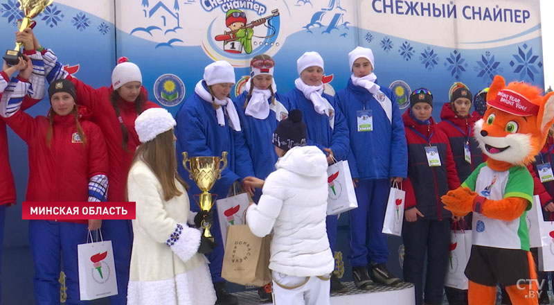 Победители соревнований «Снежный снайпер» получили награды из рук  олимпийской чемпионки Дарьи Домрачевой-3