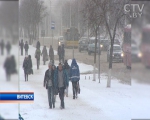 Снежные рекорды в Полоцке: за минувшие выходные в городе выпало 35 см снега