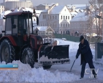 Председатель Мингорисполкома поручил в кратчайшие сроки очистить улицы и дворы от снега