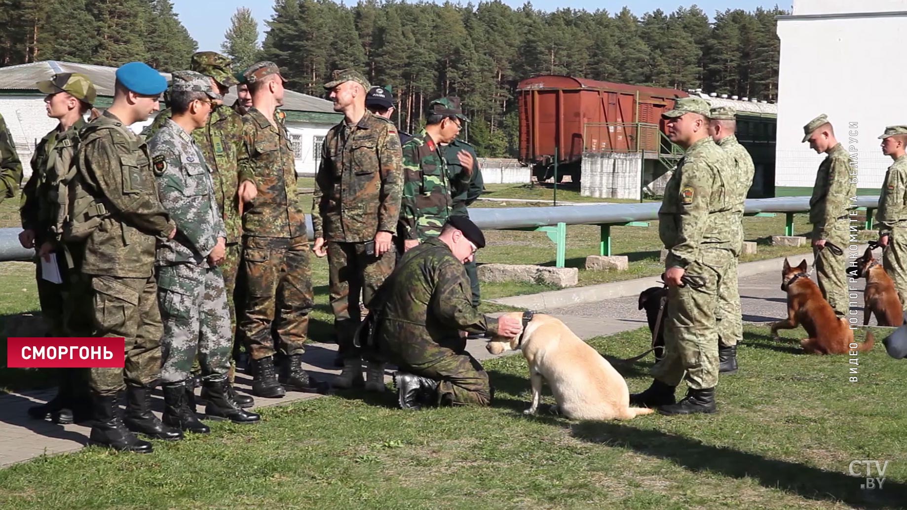 Иностранные военные атташе посетили пограничные объекты Беларуси-1