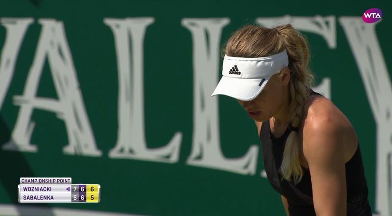 Соболенко уступила Возняцки в своём первом финале WTA Premier-4 Соболенко уступила Возняцки в своём первом финале WTA Premier-4